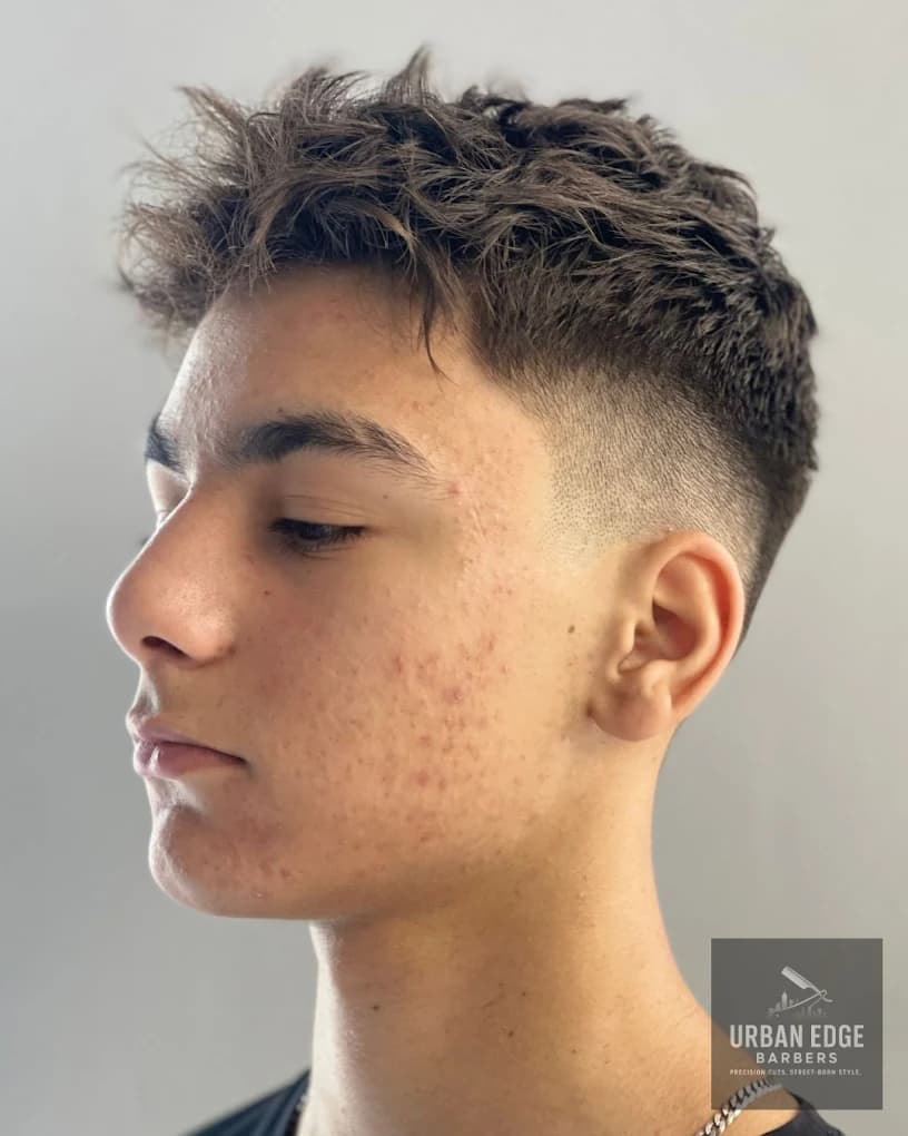 Textured crop with fade